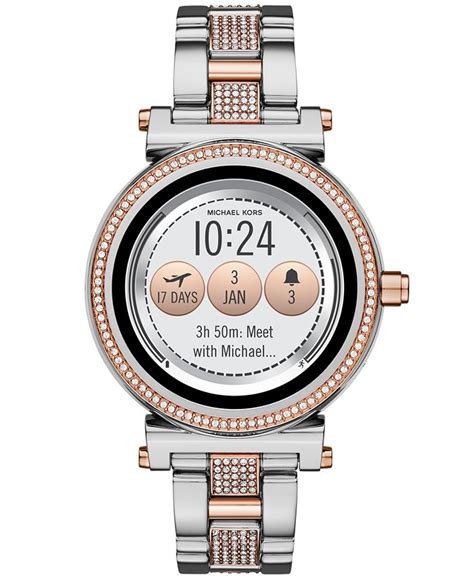 michael kors access sofie pavé smart watch|Amazon.com: Michael Kors Access Women's Sofie .